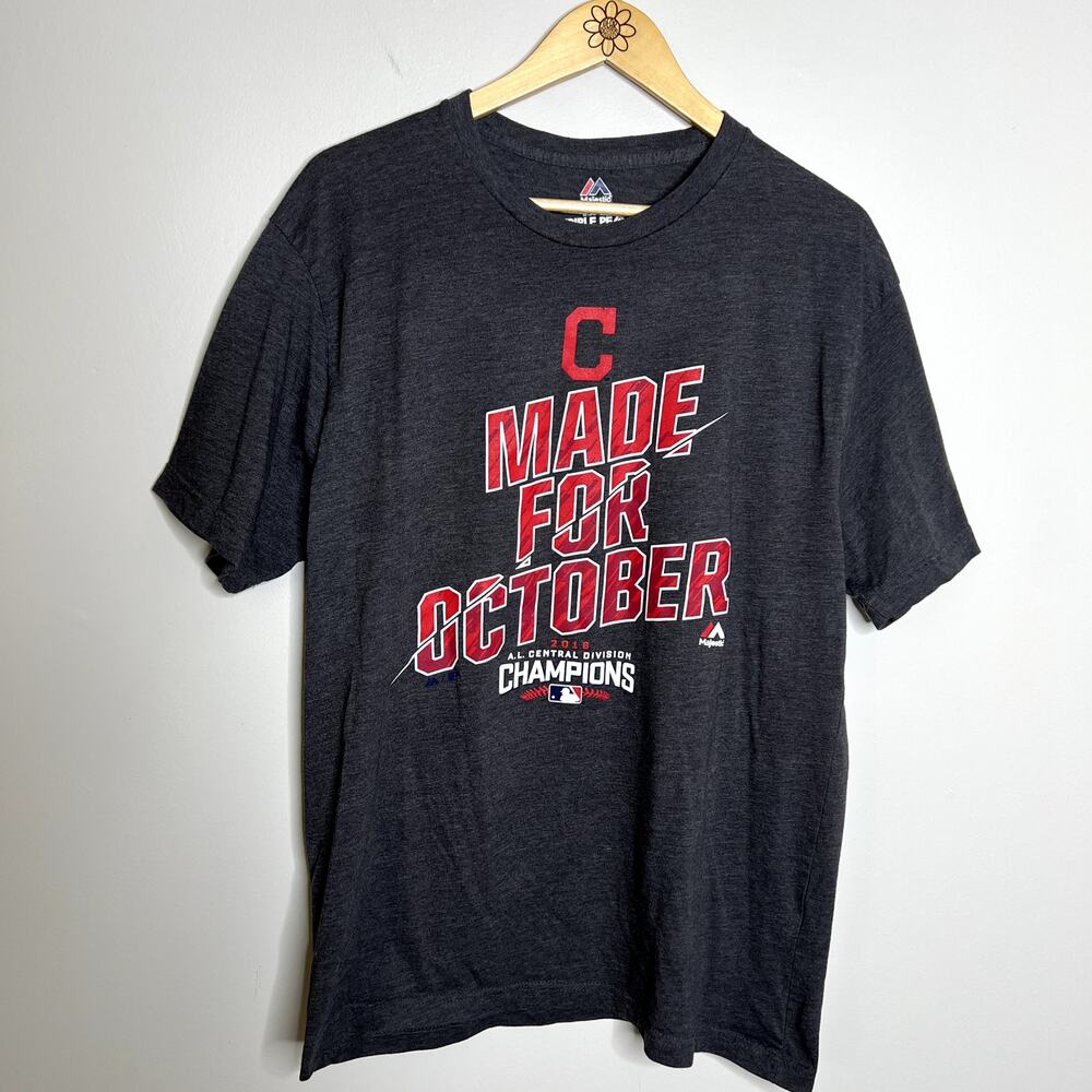 Majestic MLB Cleveland Guardians Baseball Post Season Shirt